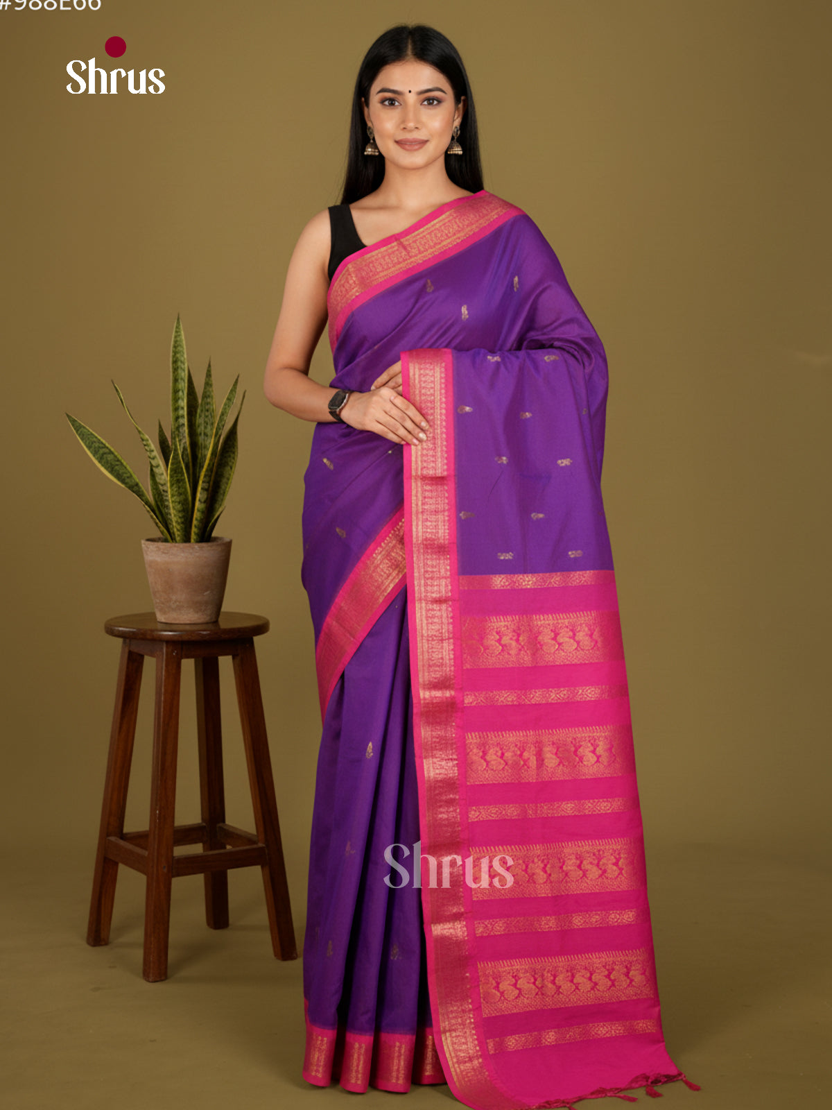 EBS26099 - Kalyani Cotton Saree - Shop on Shrus.com