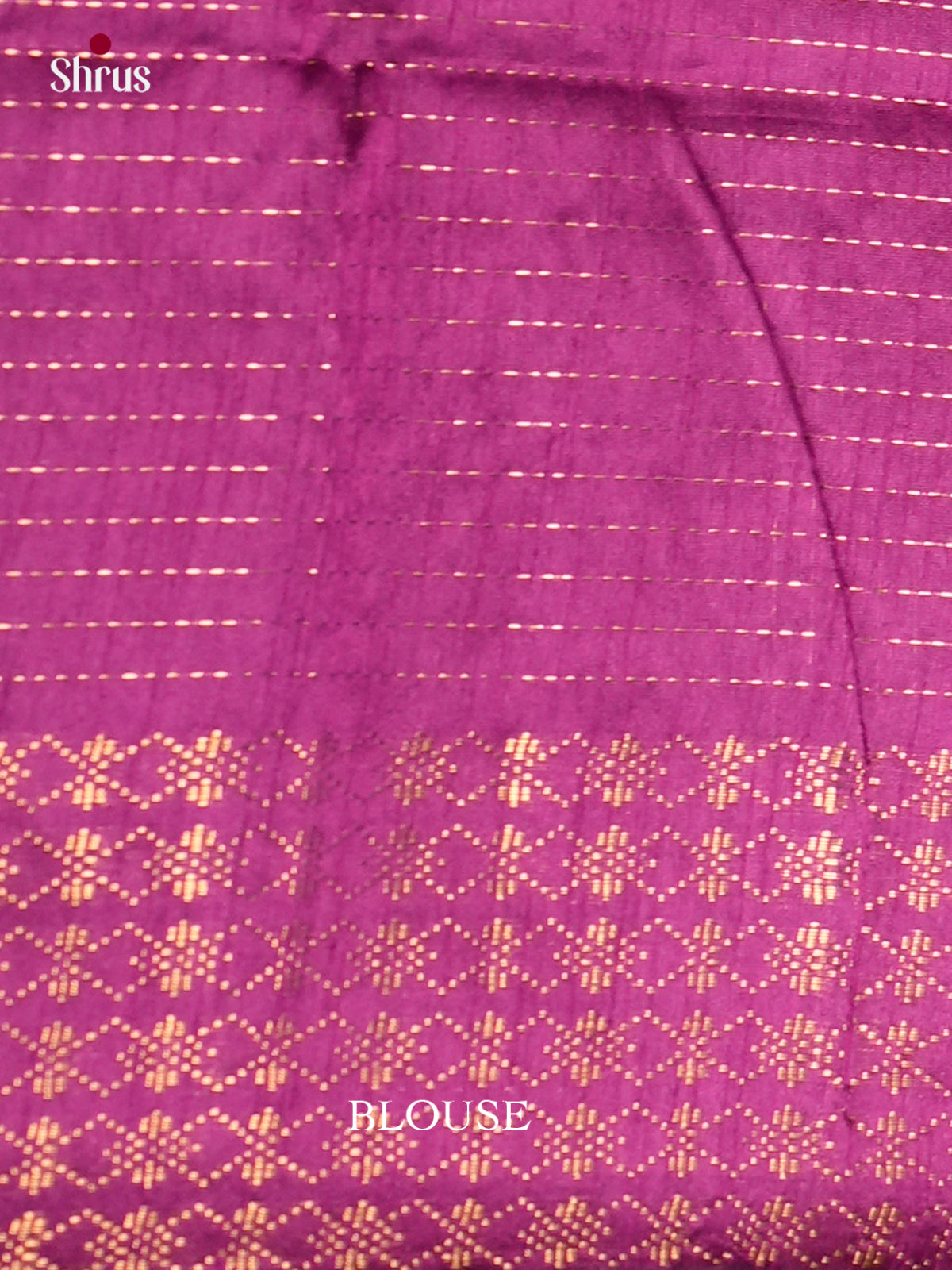 Orange & Purple- Semi Rawsilk Saree - EBS26385 - Shop on Shrus.com