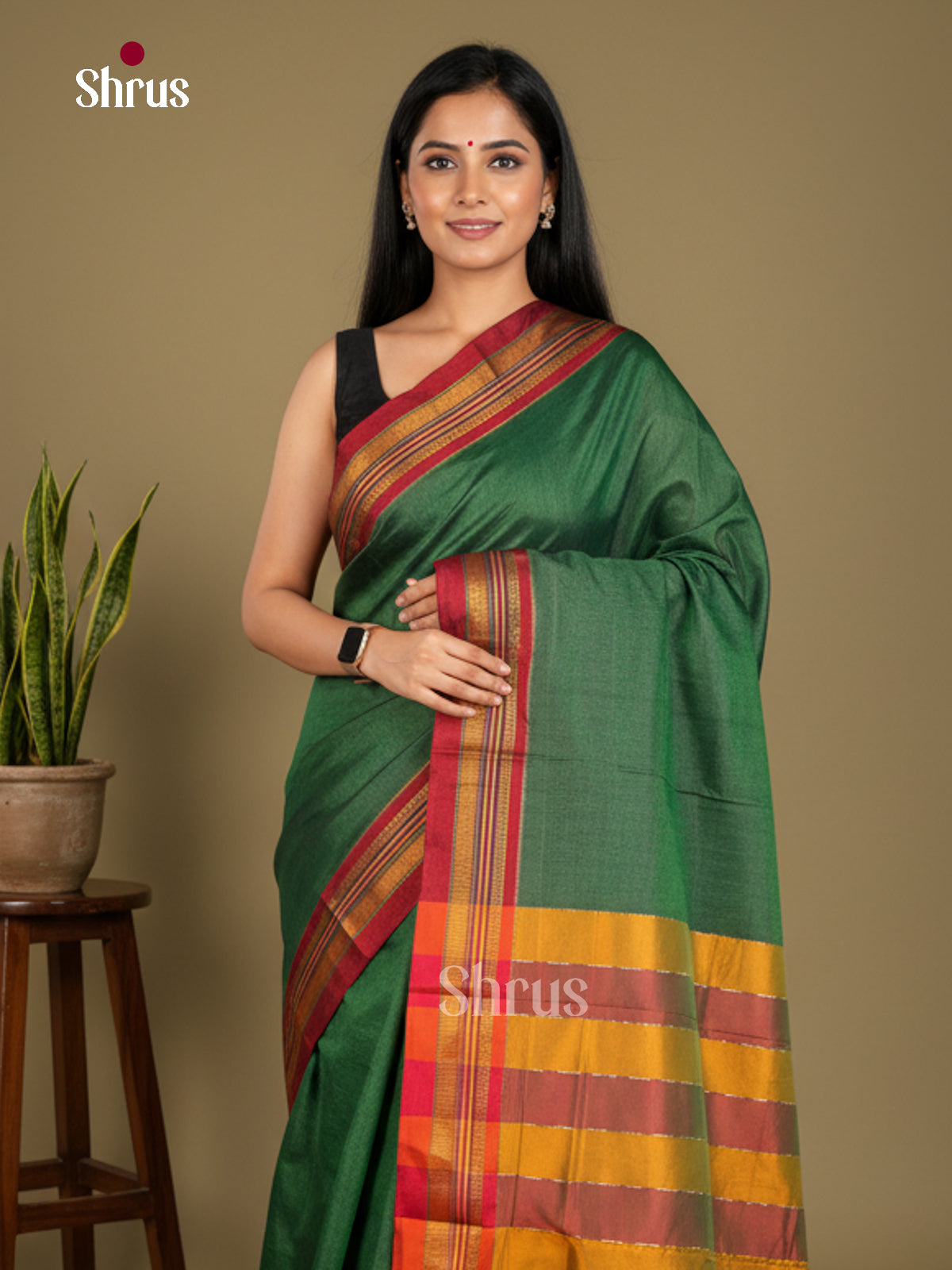 Narayanpet Cotton Saree - EBS28006 - Shop on Shrus.com