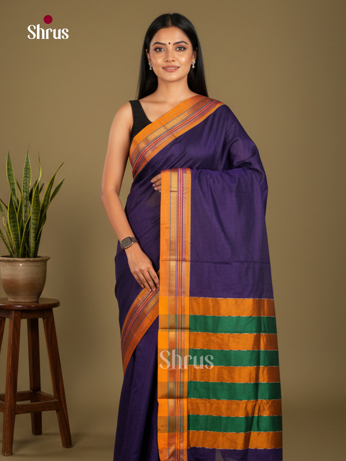 Narayanpet Cotton Saree - EBS28007 - Shop on Shrus.com