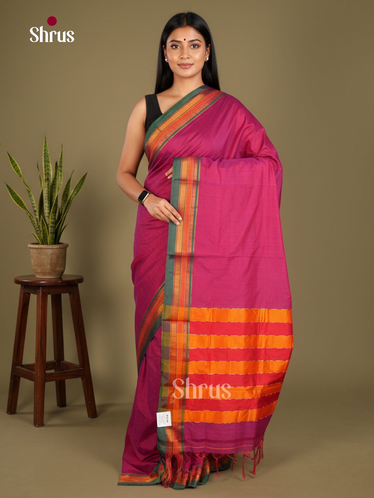 Narayanpet Cotton Saree - EBS28009 - Shop on Shrus.com