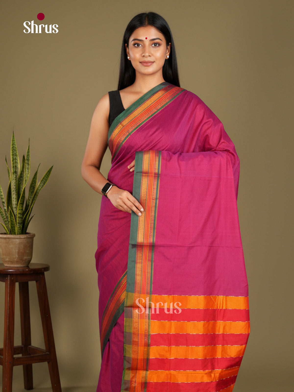 Narayanpet Cotton Saree - EBS28009 - Shop on Shrus.com