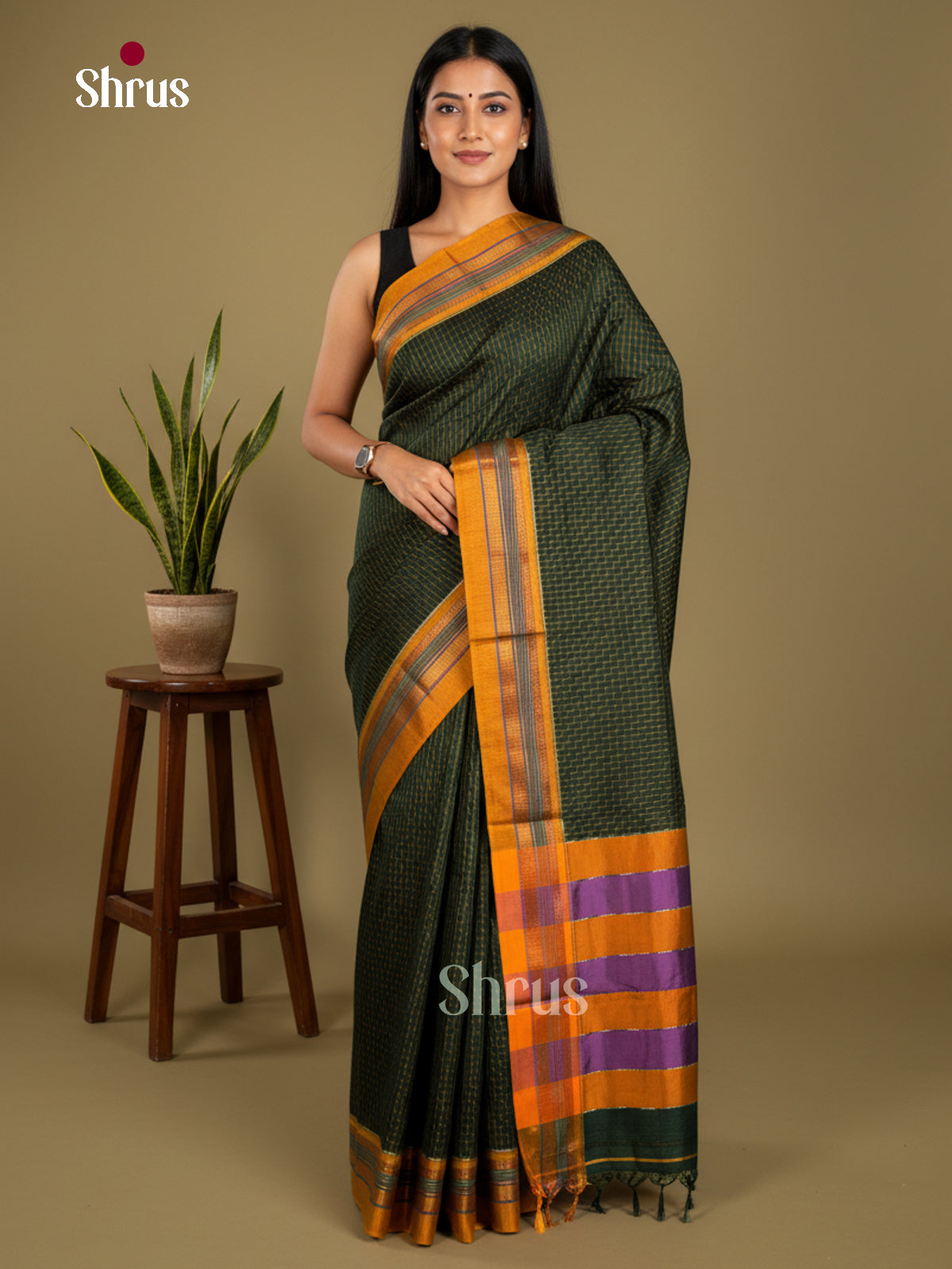 Narayanpet Cotton Saree - EBS28016 - Shop on Shrus.com