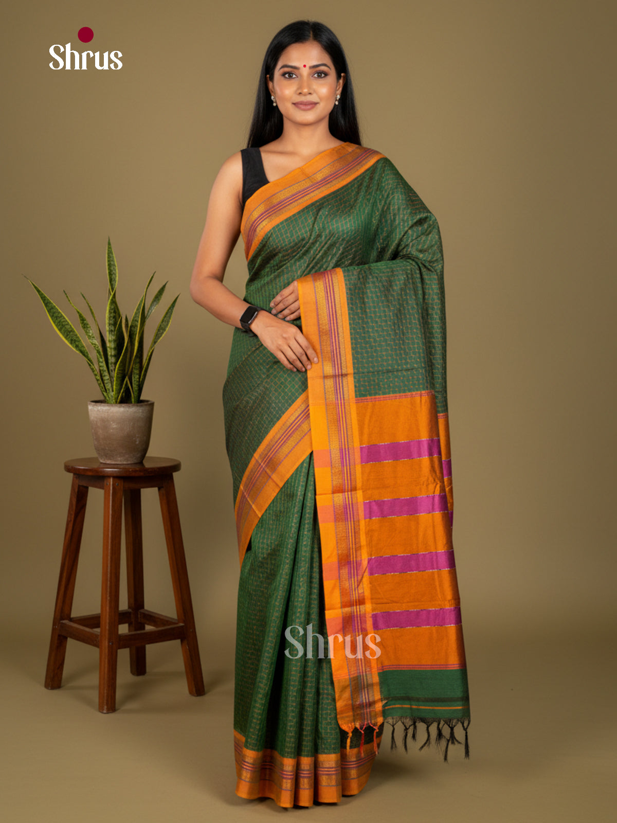 Narayanpet Cotton Saree - EBS28019 - Shop on Shrus.com