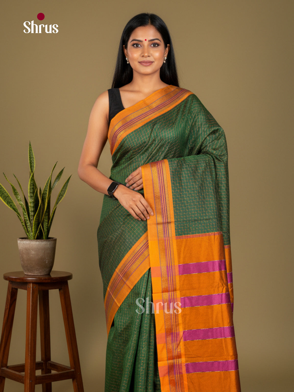 Narayanpet Cotton Saree - EBS28019 - Shop on Shrus.com
