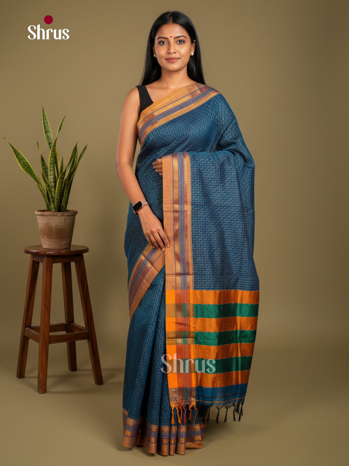 Narayanpet Cotton Saree - EBS28021 - Shop on Shrus.com