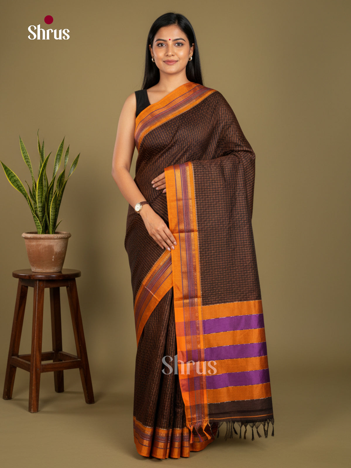 Narayanpet Cotton Saree - EBS28024 - Shop on Shrus.com
