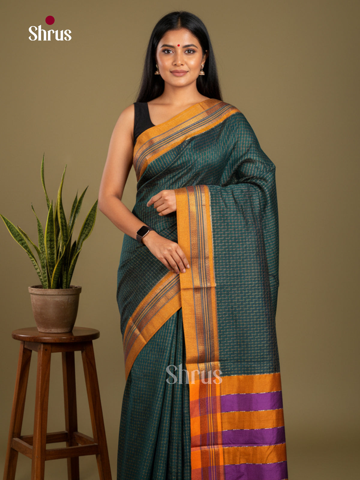 Narayanpet Cotton Saree - EBS28027 - Shop on Shrus.com