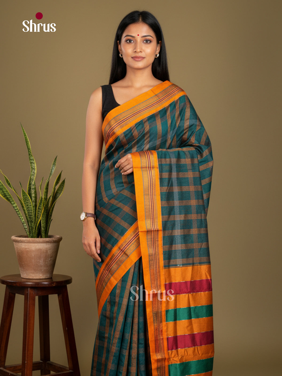 Narayanpet Cotton Saree - EBS28028 - Shop on Shrus.com