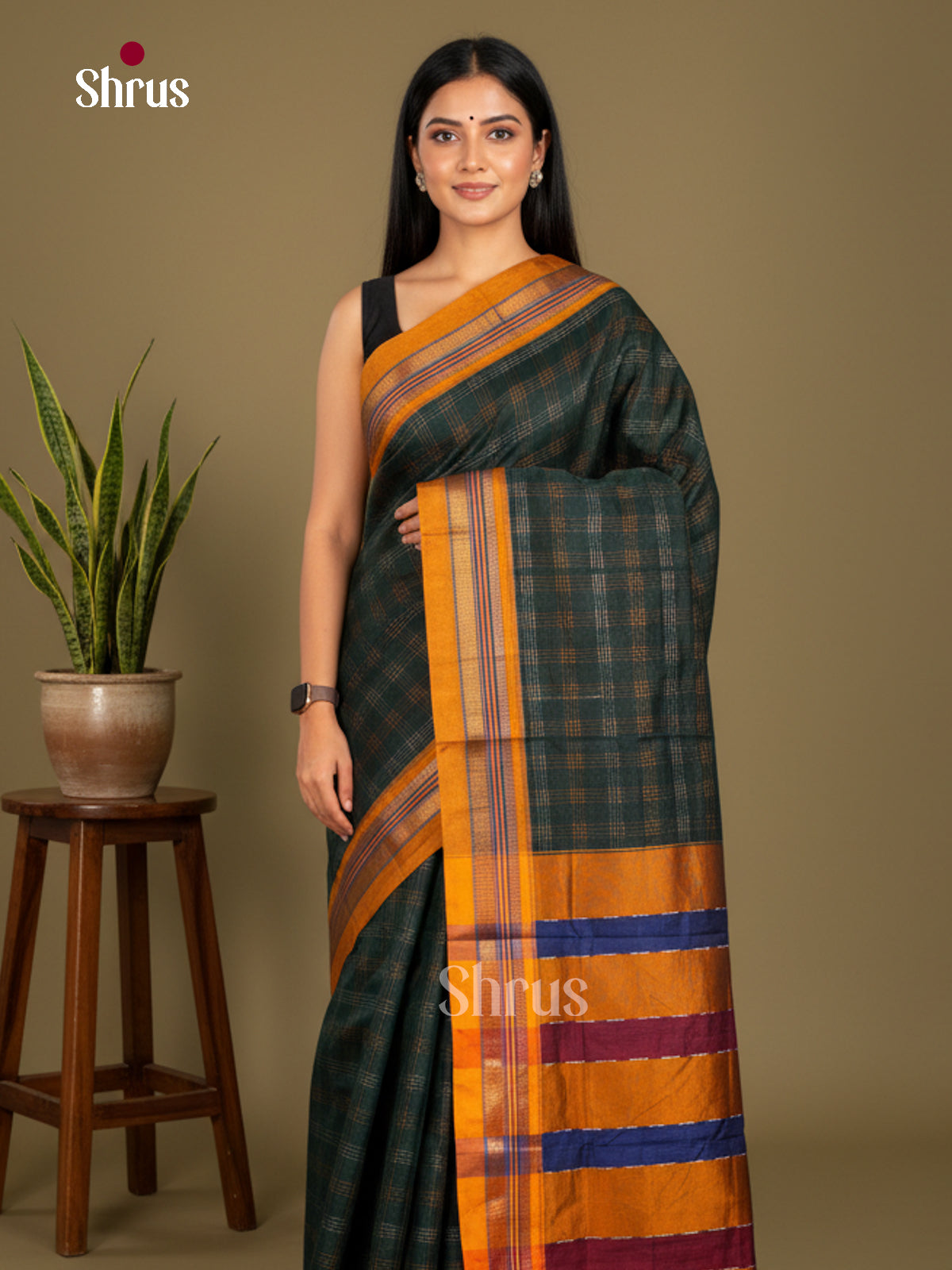 Narayanpet Cotton Saree - EBS28046 - Shop on Shrus.com