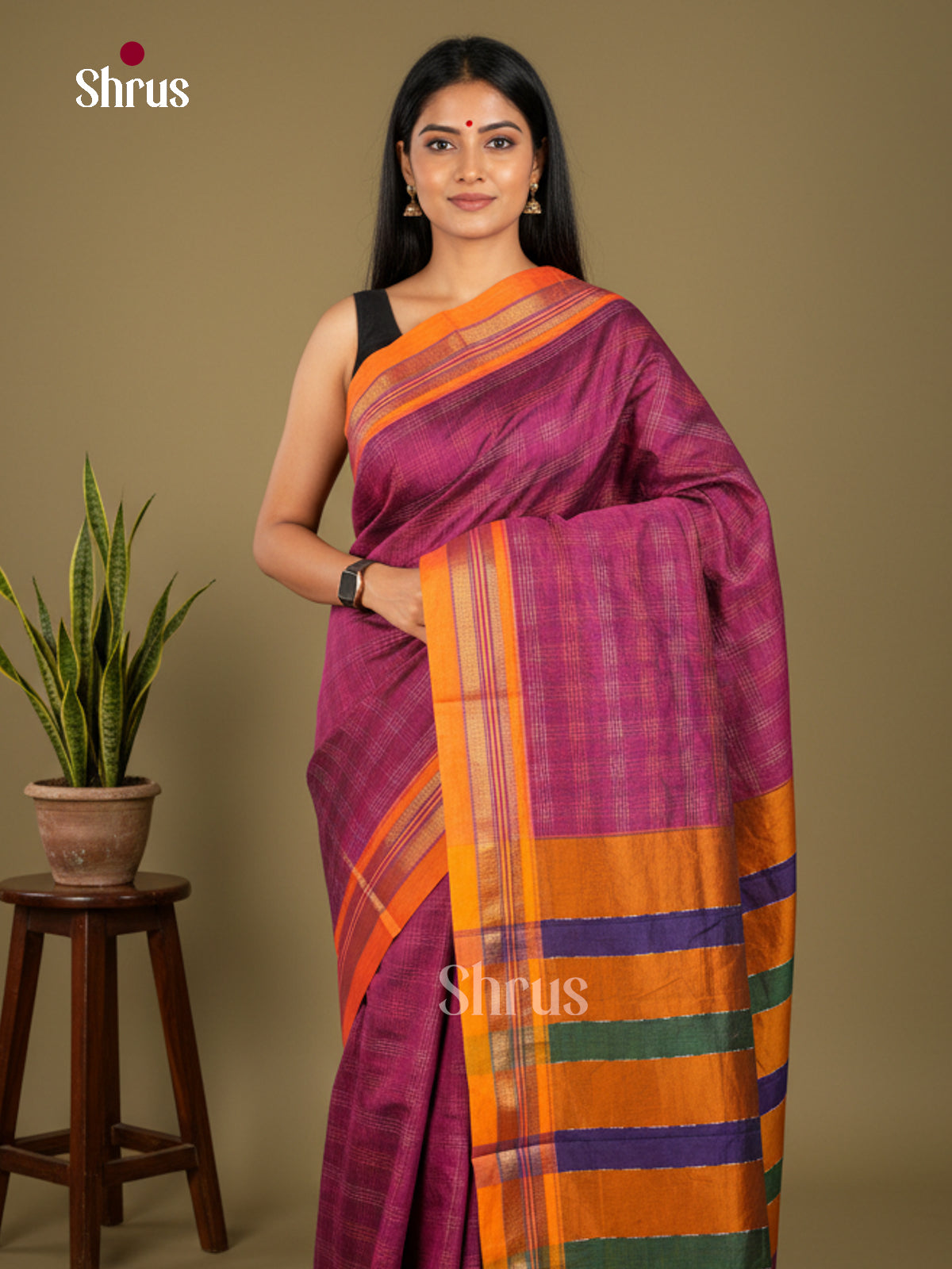 Narayanpet Cotton Saree - EBS28048 - Shop on Shrus.com