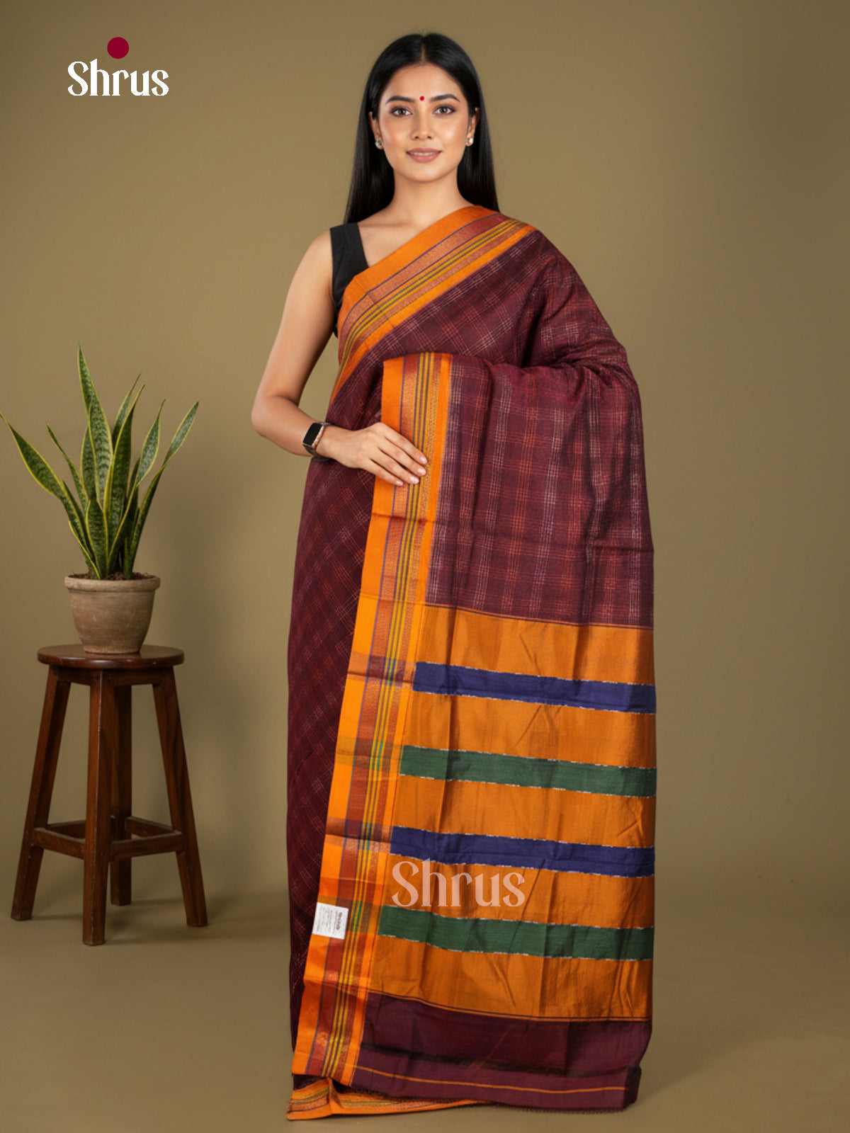 Narayanpet Cotton Saree - EBS28049 - Shop on Shrus.com