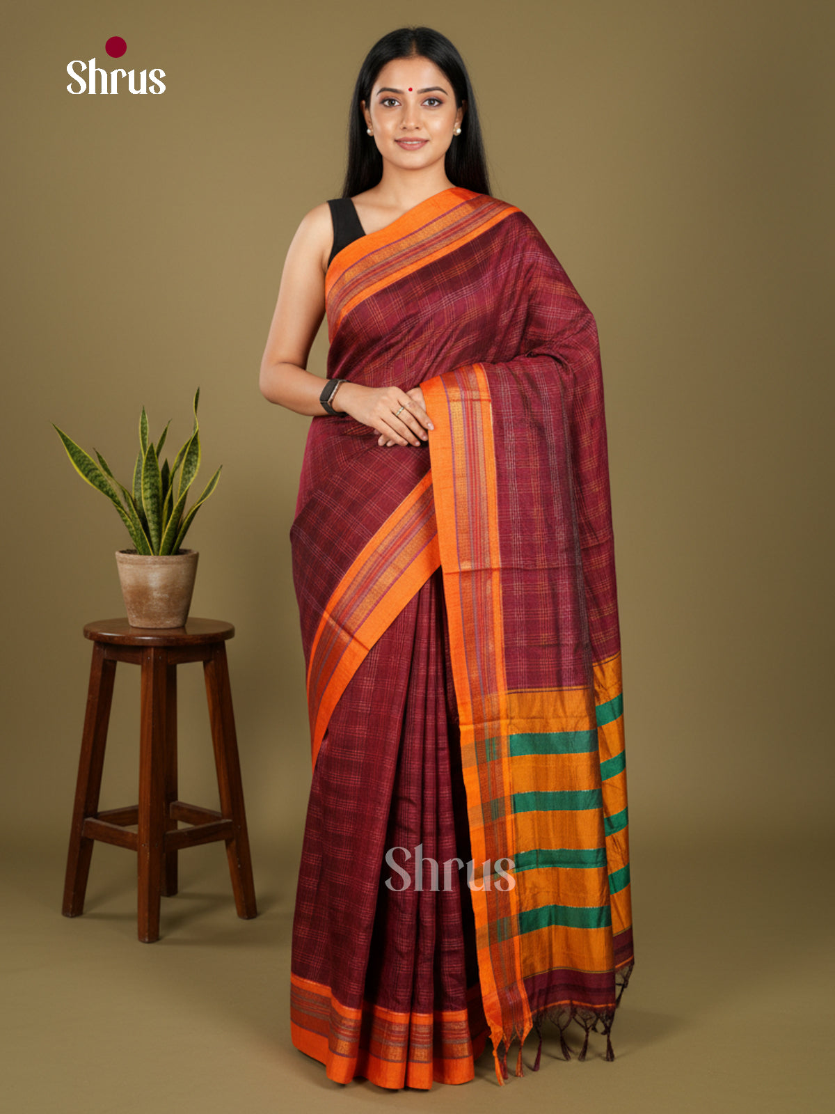 Narayanpet Cotton Saree - EBS28051 - Shop on Shrus.com