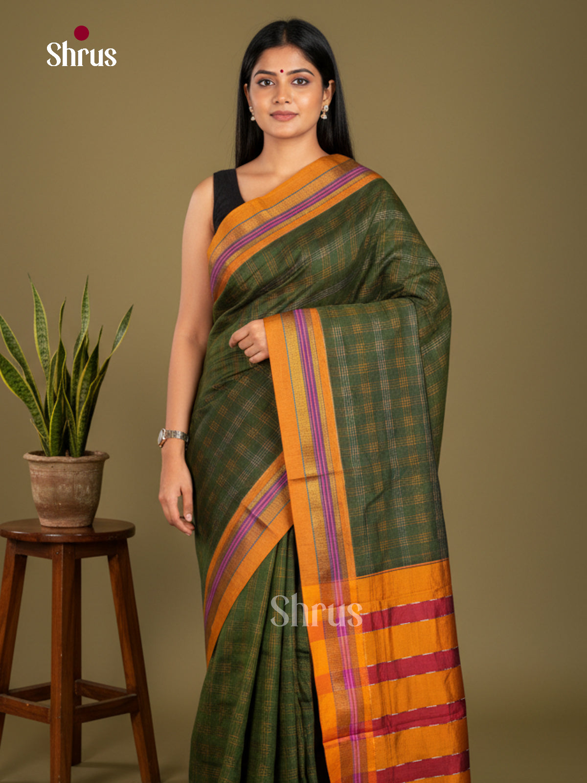 Narayanpet Cotton Saree - EBS28052 - Shop on Shrus.com