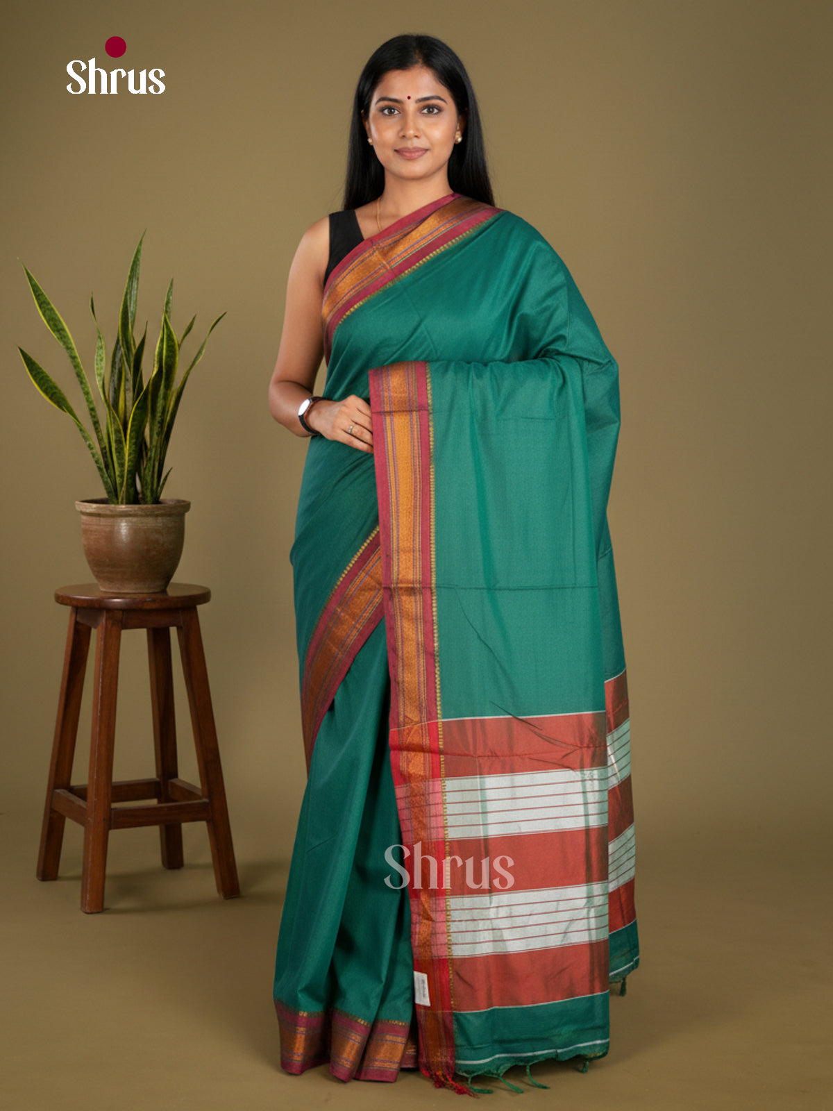 Narayanpet Cotton Saree - EBS28057 - Shop on Shrus.com