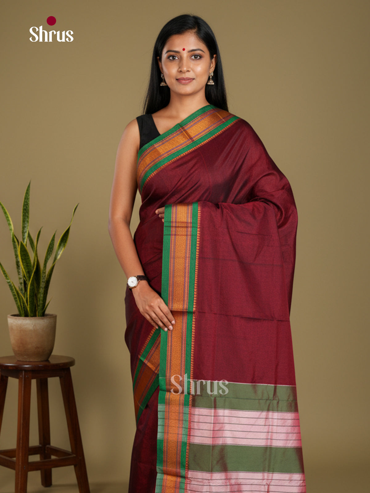 Narayanpet Cotton Saree - EBS28066 - Shop on Shrus.com