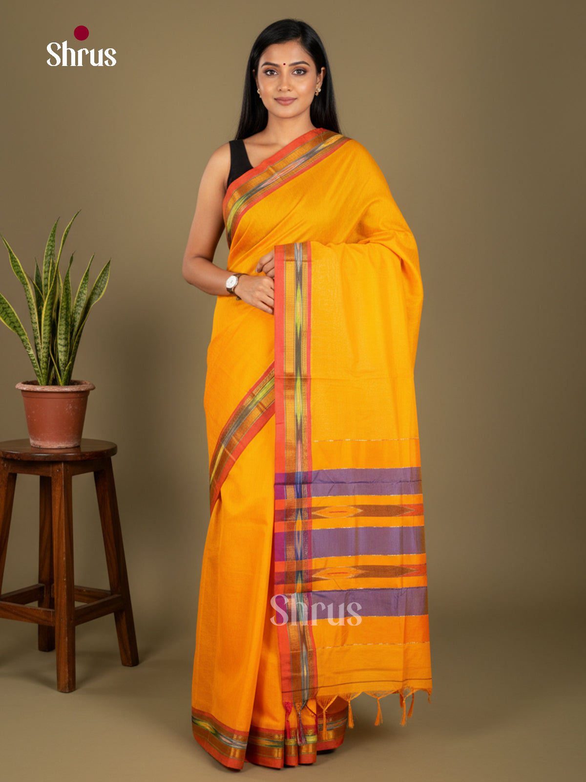 Narayanpet Cotton Saree - EBS28081 - Shop on Shrus.com