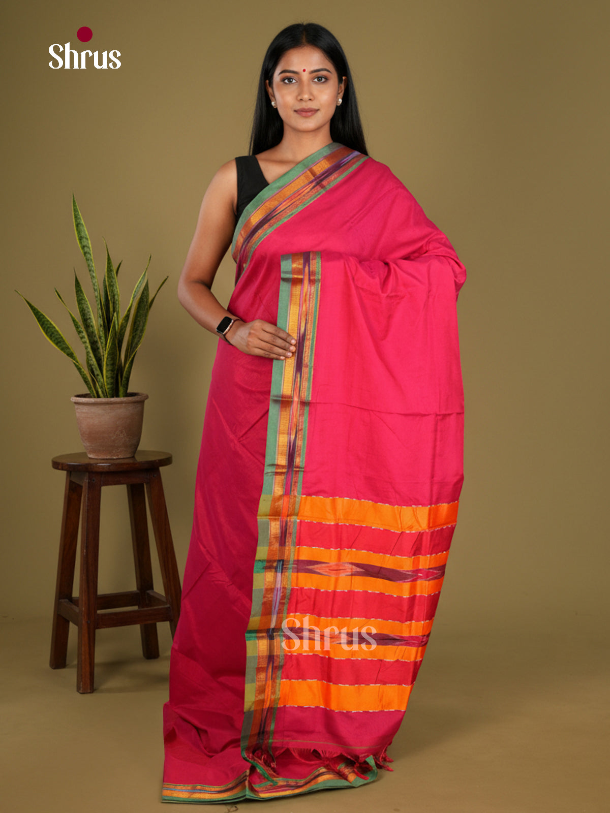 Narayanpet Cotton Saree - EBS28082 - Shop on Shrus.com