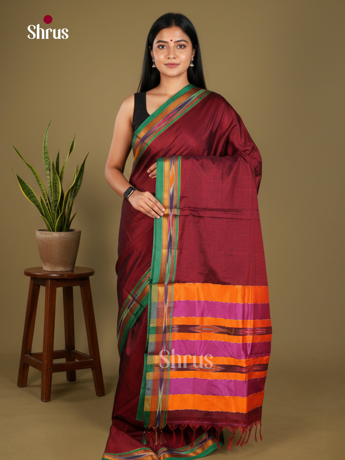 Narayanpet Cotton Saree - EBS28084 - Shop on Shrus.com