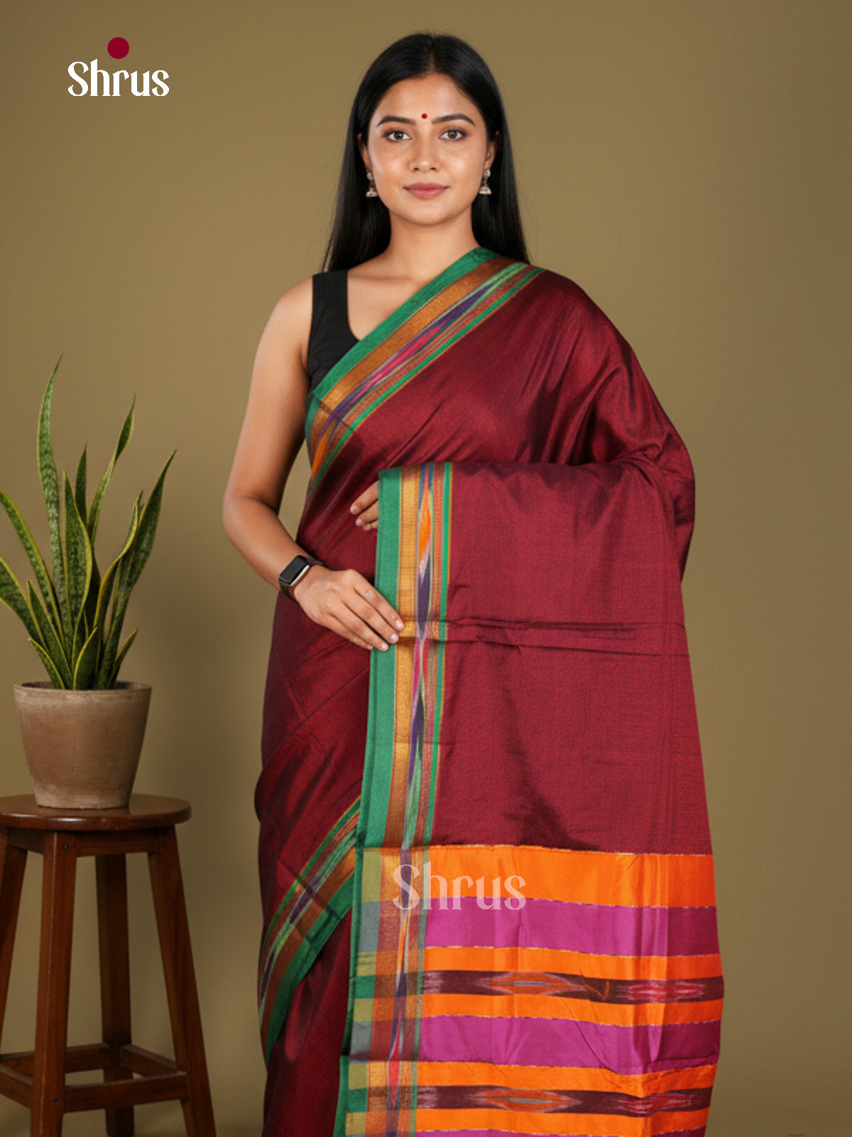 Narayanpet Cotton Saree - EBS28084 - Shop on Shrus.com