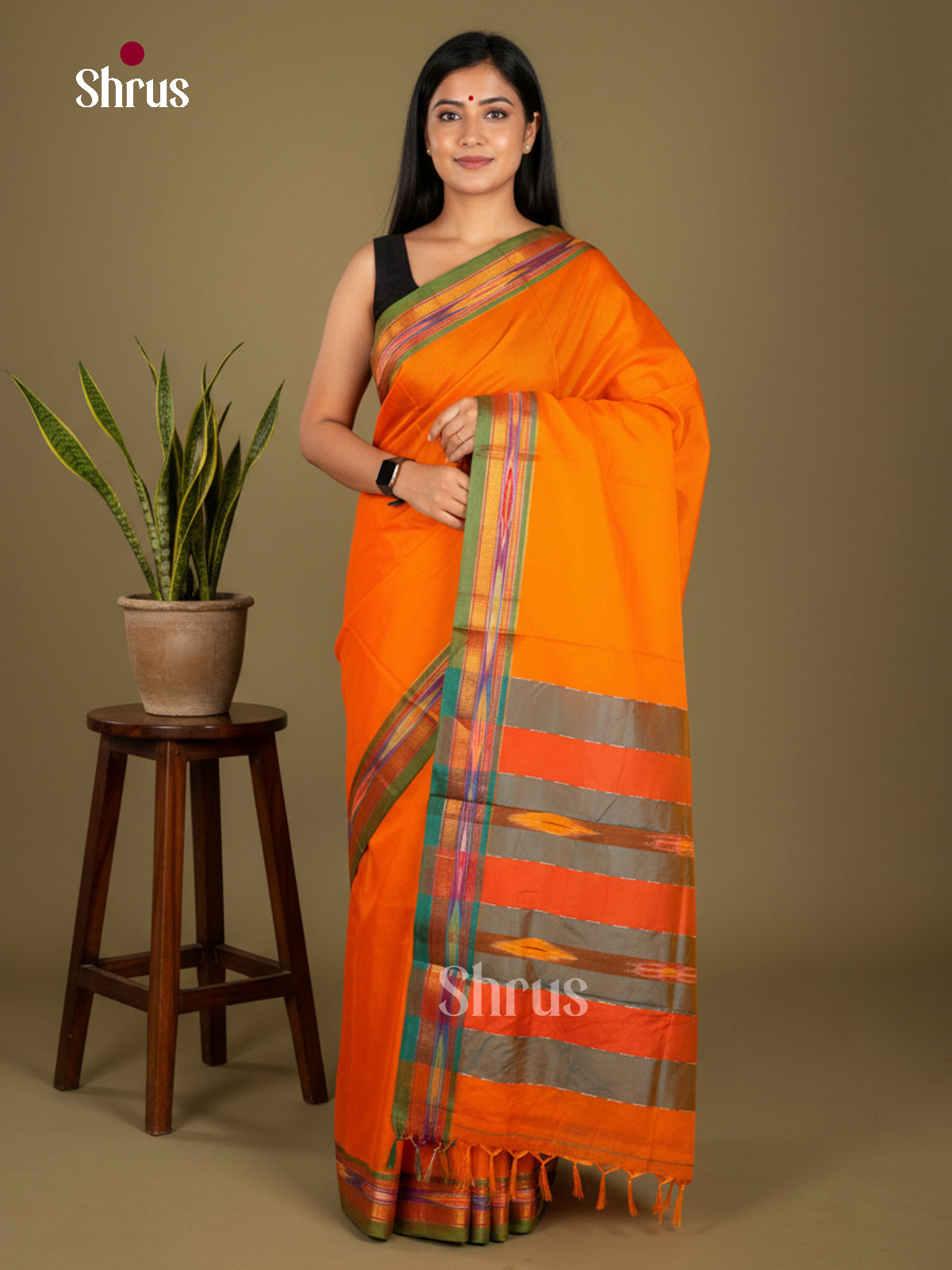 Narayanpet Cotton Saree - EBS28085 - Shop on Shrus.com