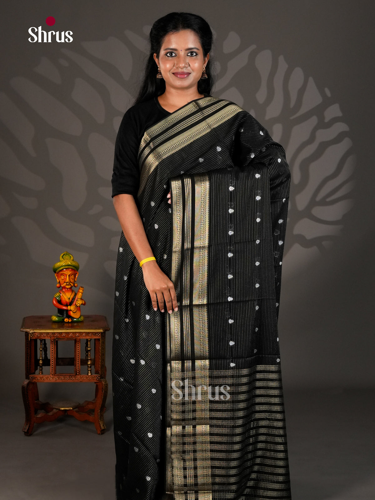 Semi Chiniya Saree - EBS28193 - Shop on Shrus.com