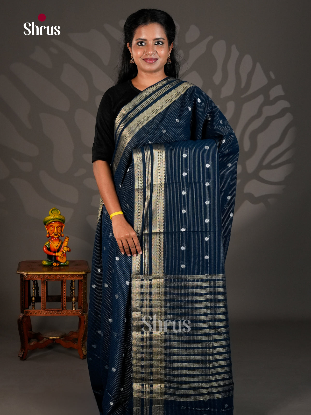 Semi Chiniya Saree - EBS28195 - Shop on Shrus.com
