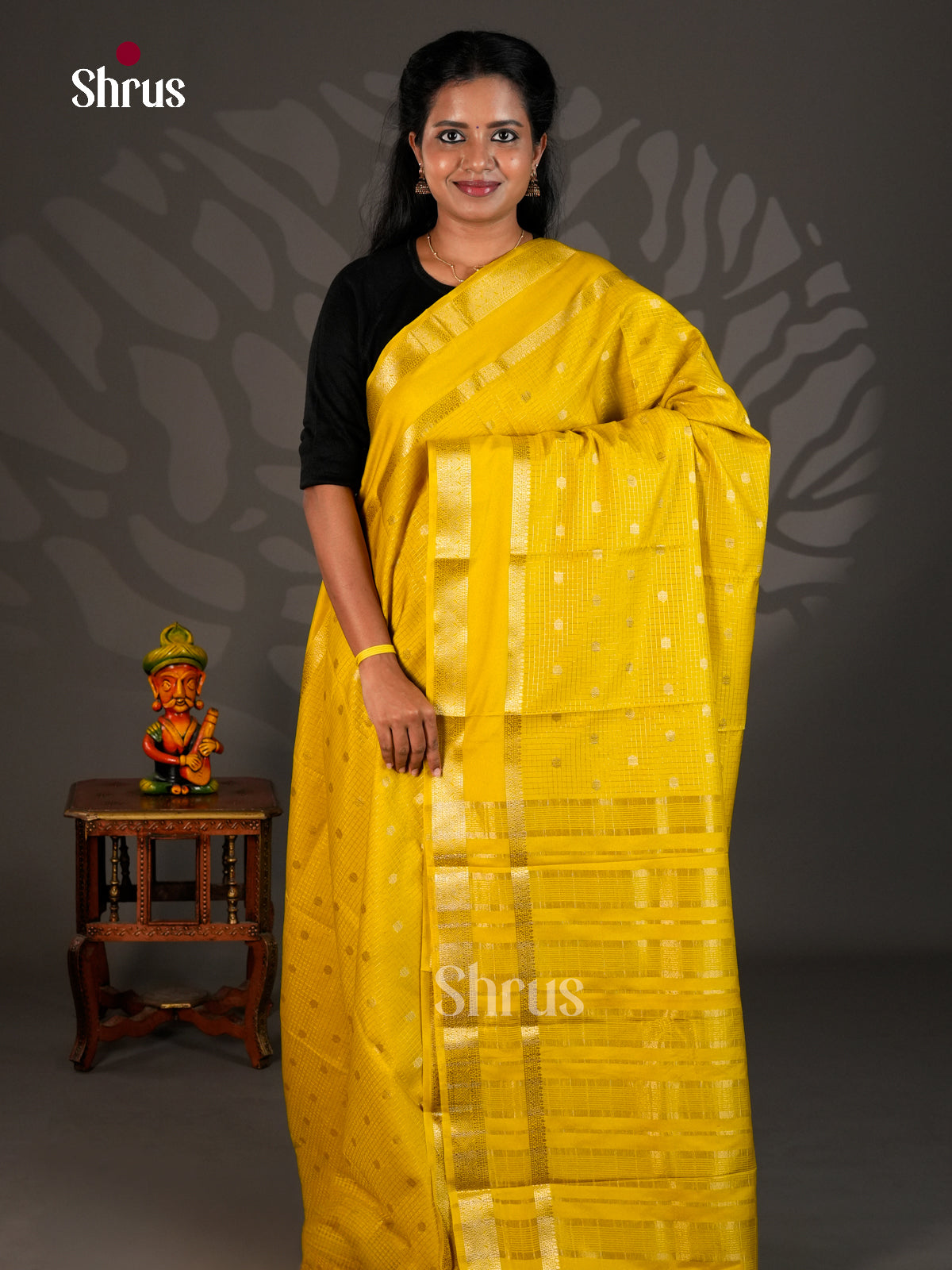 Semi Chiniya Saree - EBS28237 - Shop on Shrus.com