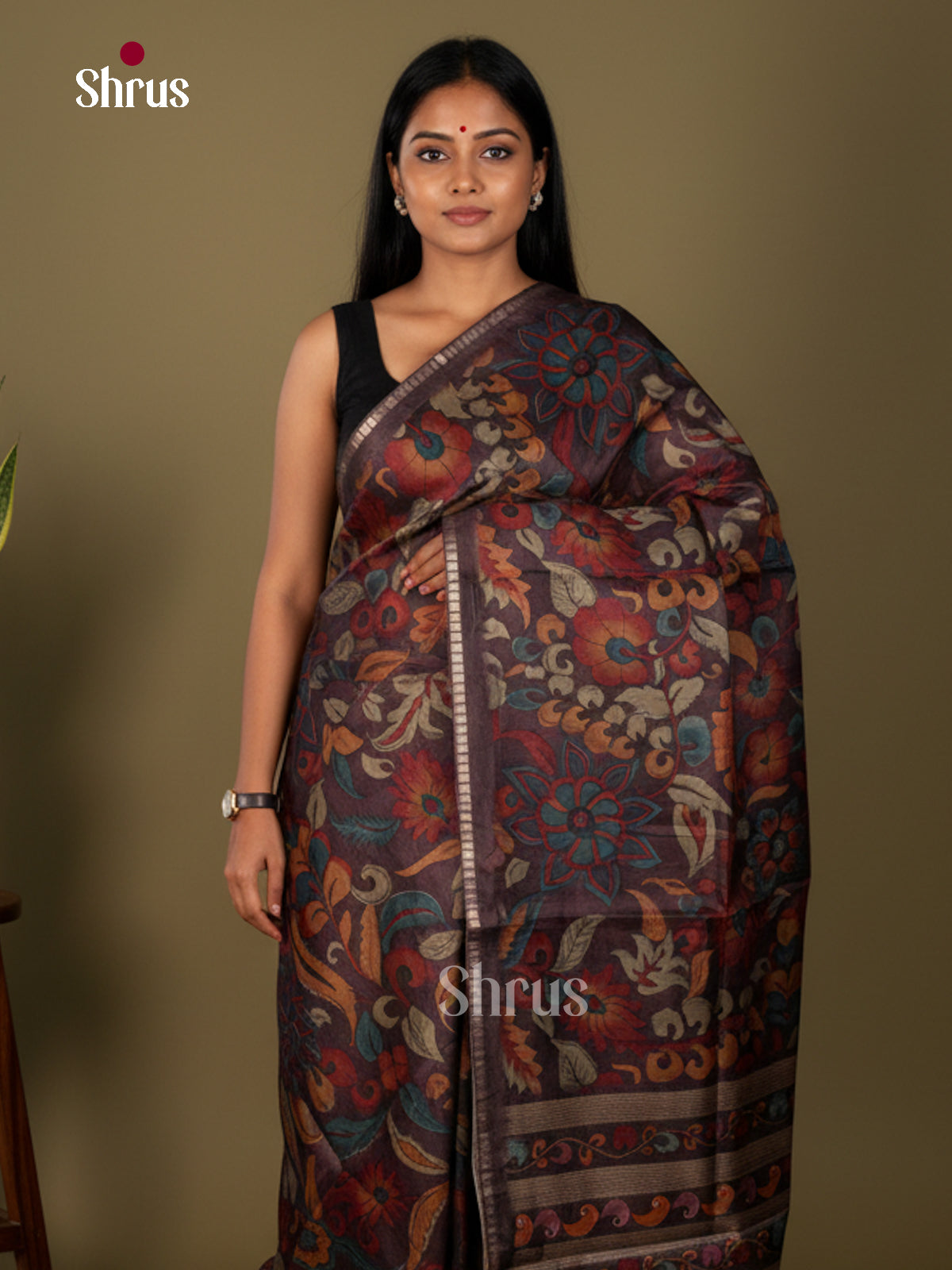 Chennur-Print Saree - ECS02088 - Shop on Shrus.com