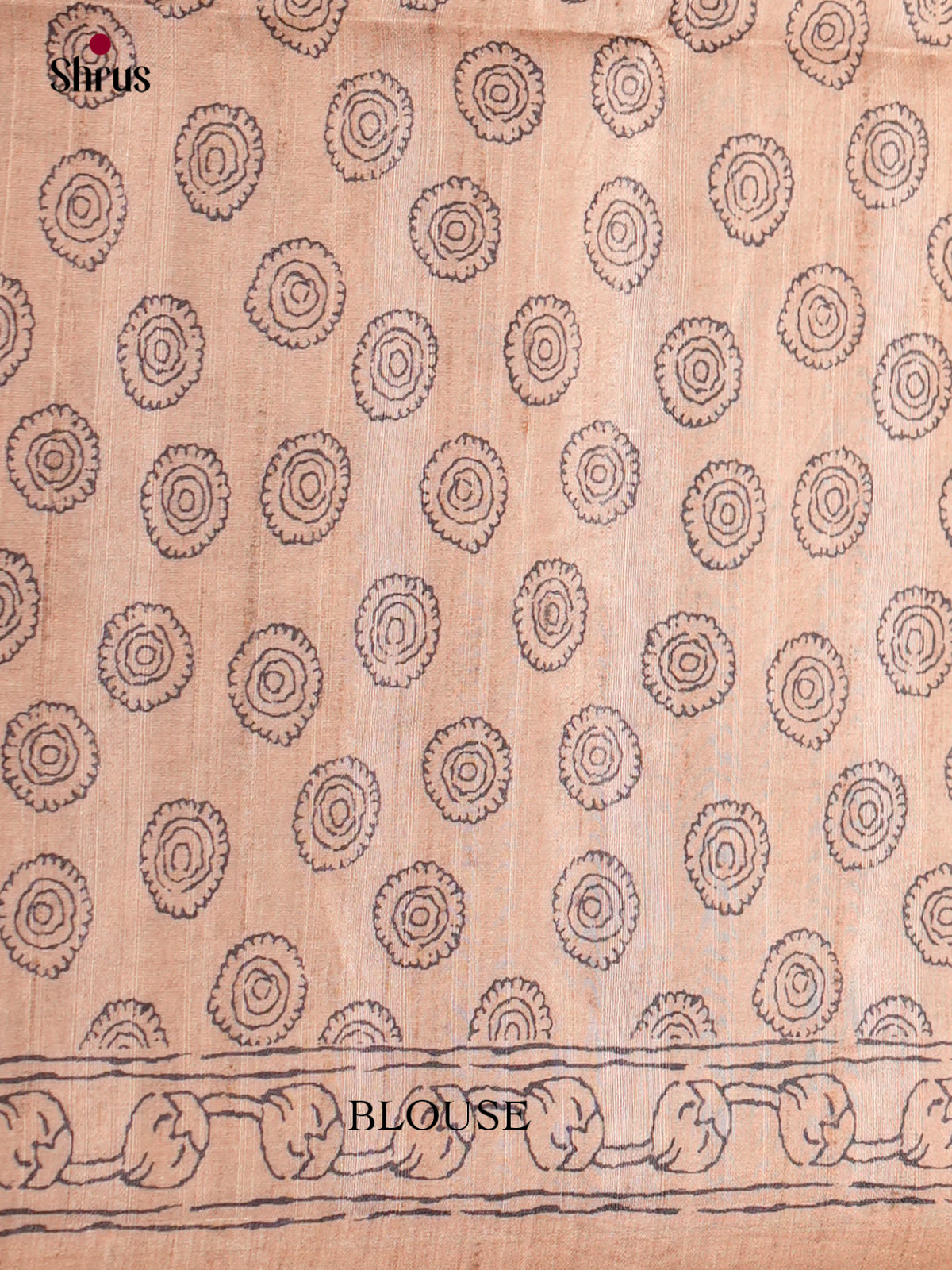 Semi Tussar Saree - ECS02105 - Shop on Shrus.com