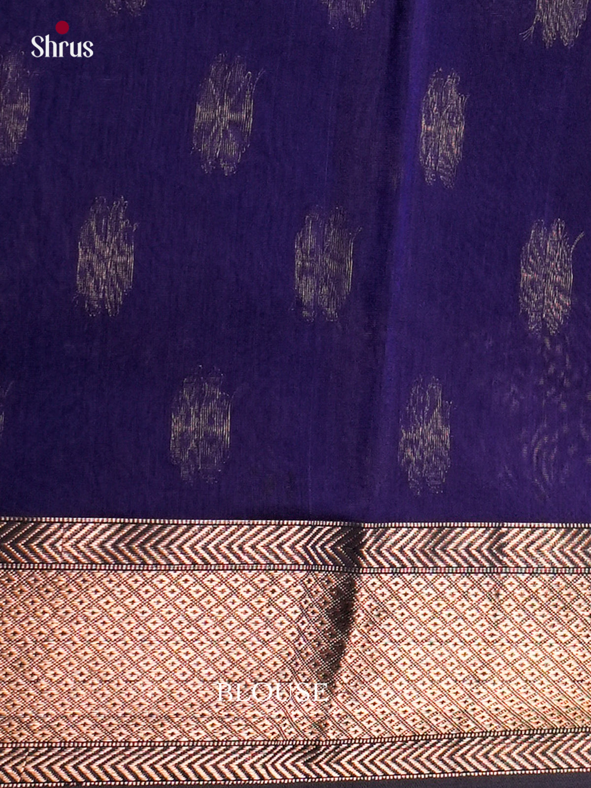 Maheshwari silkcotton Saree - ECS03045 - Shop on Shrus.com