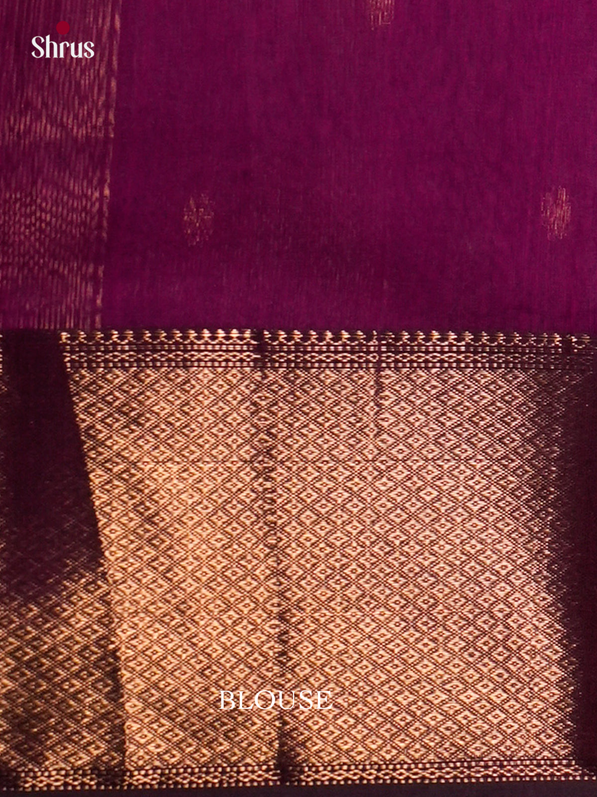 Maheshwari silkcotton Saree - ECS03139 - Shop on Shrus.com