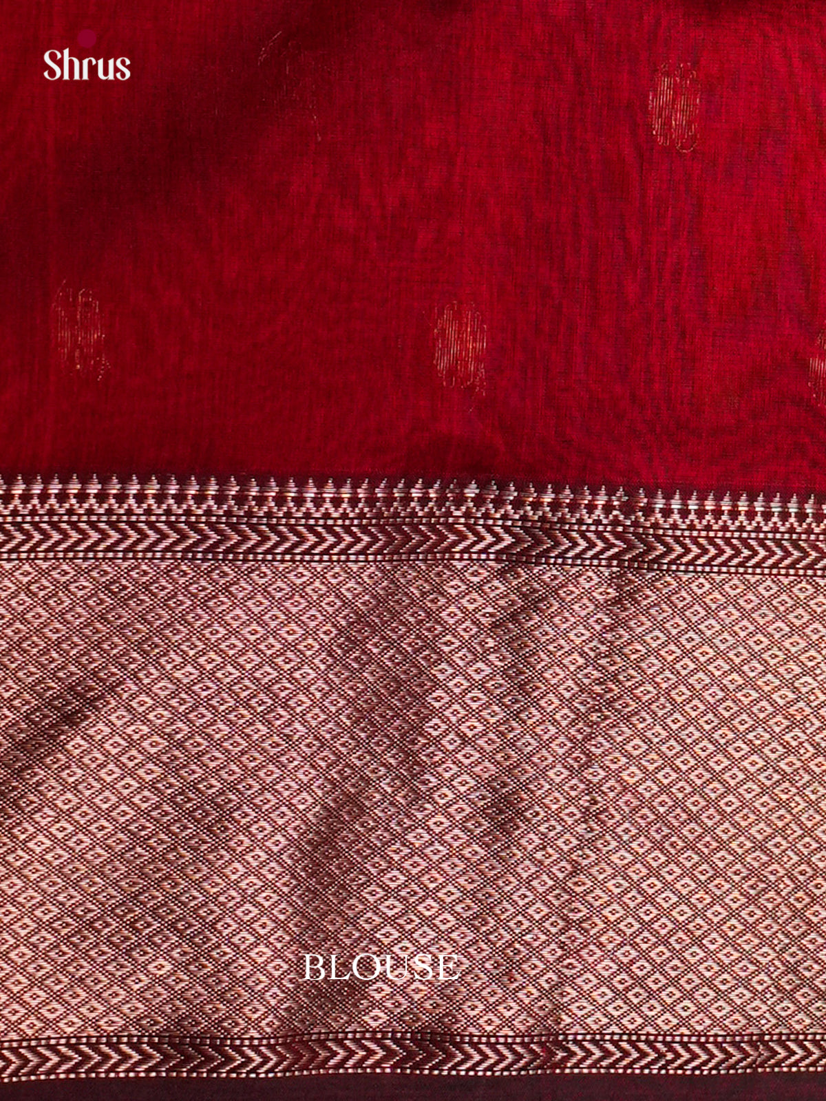 Maheshwari silkcotton Saree - ECS03142 - Shop on Shrus.com