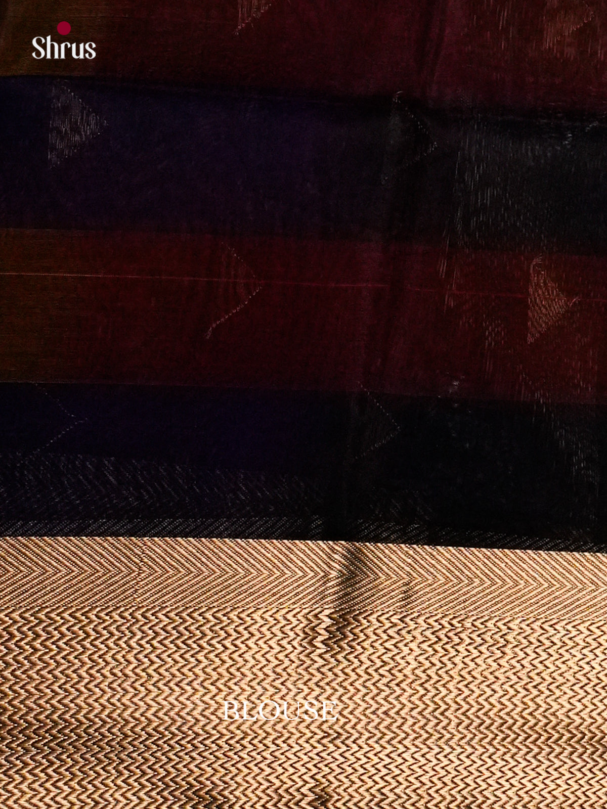 Maheshwari silkcotton Saree - ECS03155 - Shop on Shrus.com