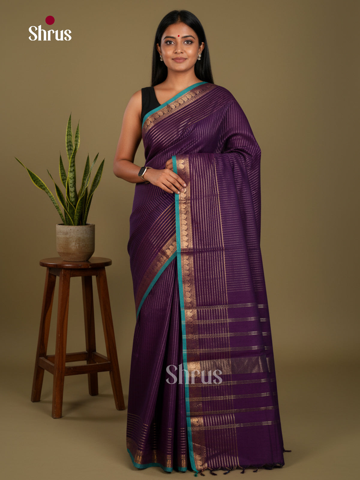 Chettinad Cotton Saree - EBS03245 - Shop on Shrus.com