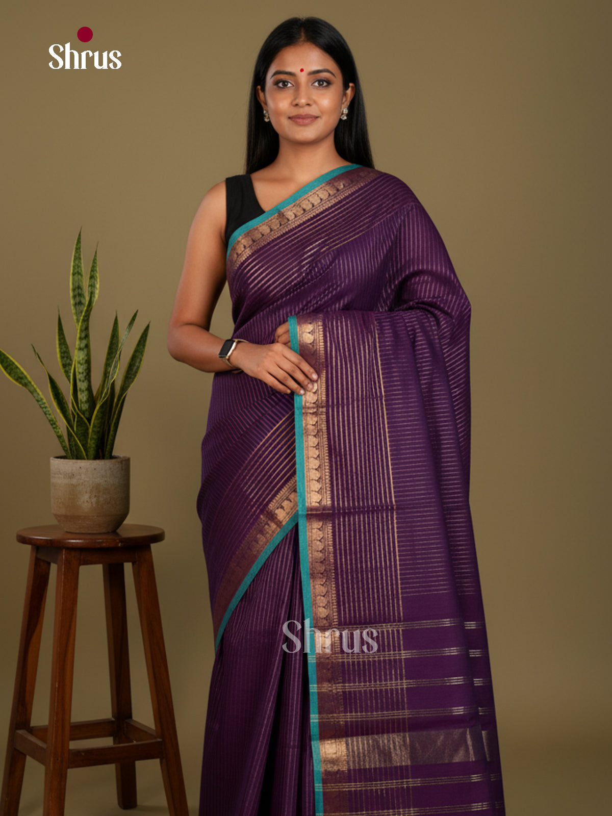 Chettinad Cotton Saree - EBS03245 - Shop on Shrus.com