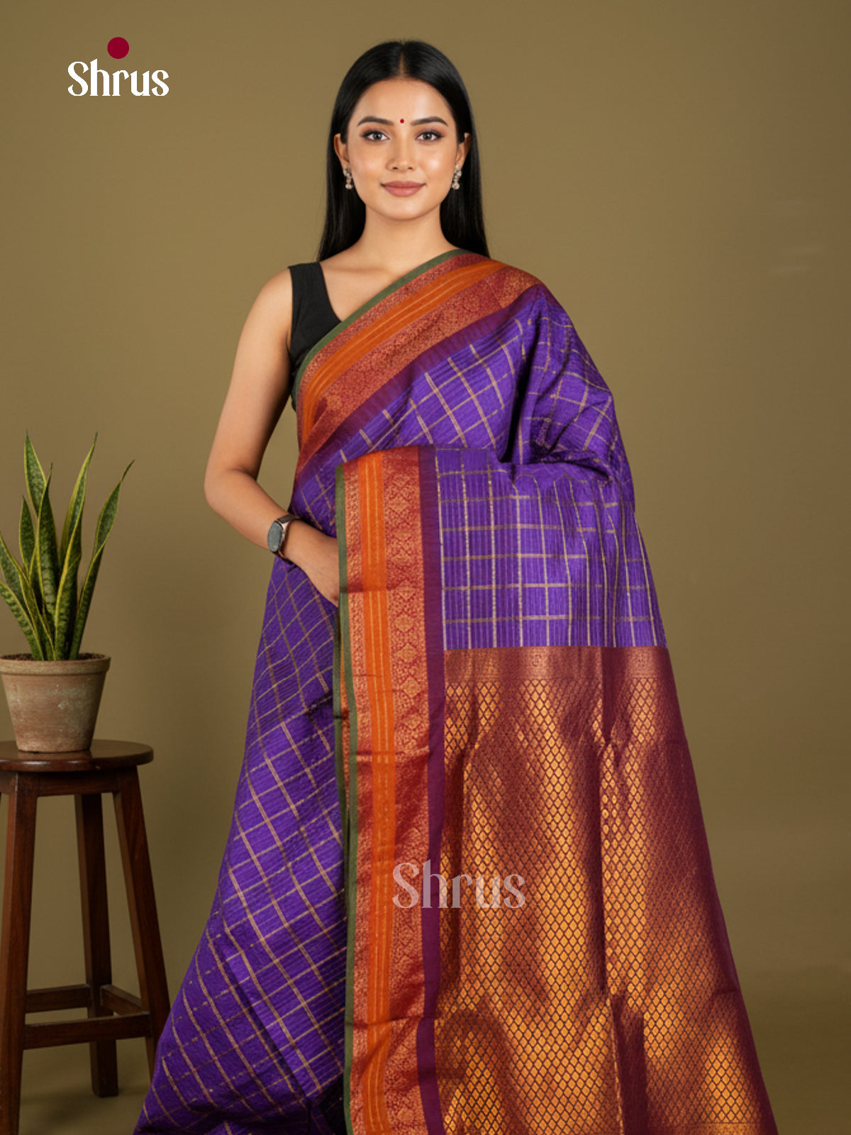 Kalyani Cotton Saree - ECS04077 - Shop on Shrus.com
