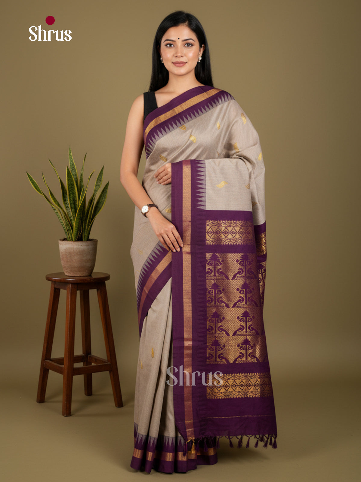 Kalyani Cotton Saree - ECS04207 - Shop on Shrus.com