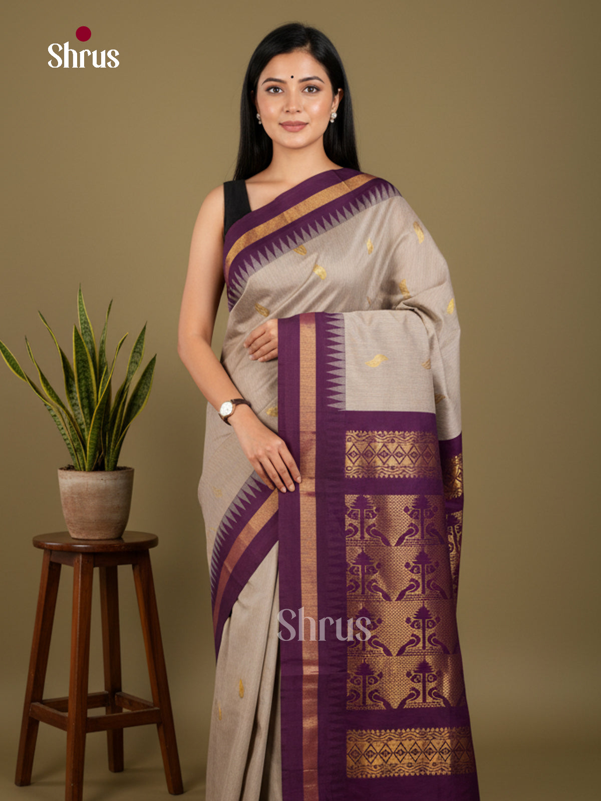 Kalyani Cotton Saree - ECS04207 - Shop on Shrus.com