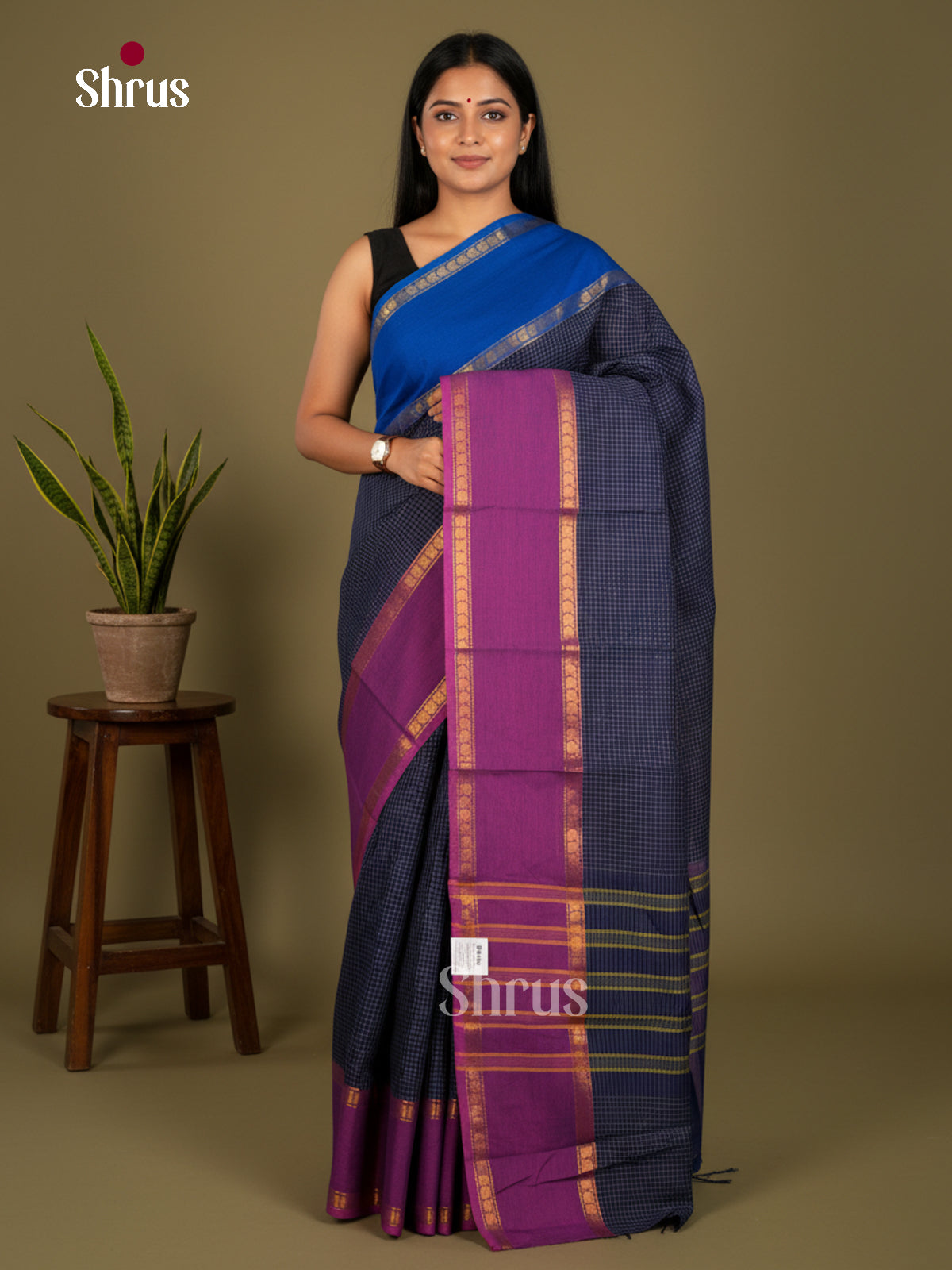 Chettinad Cotton-Without Blouse Saree - ECS04277 - Shop on Shrus.com