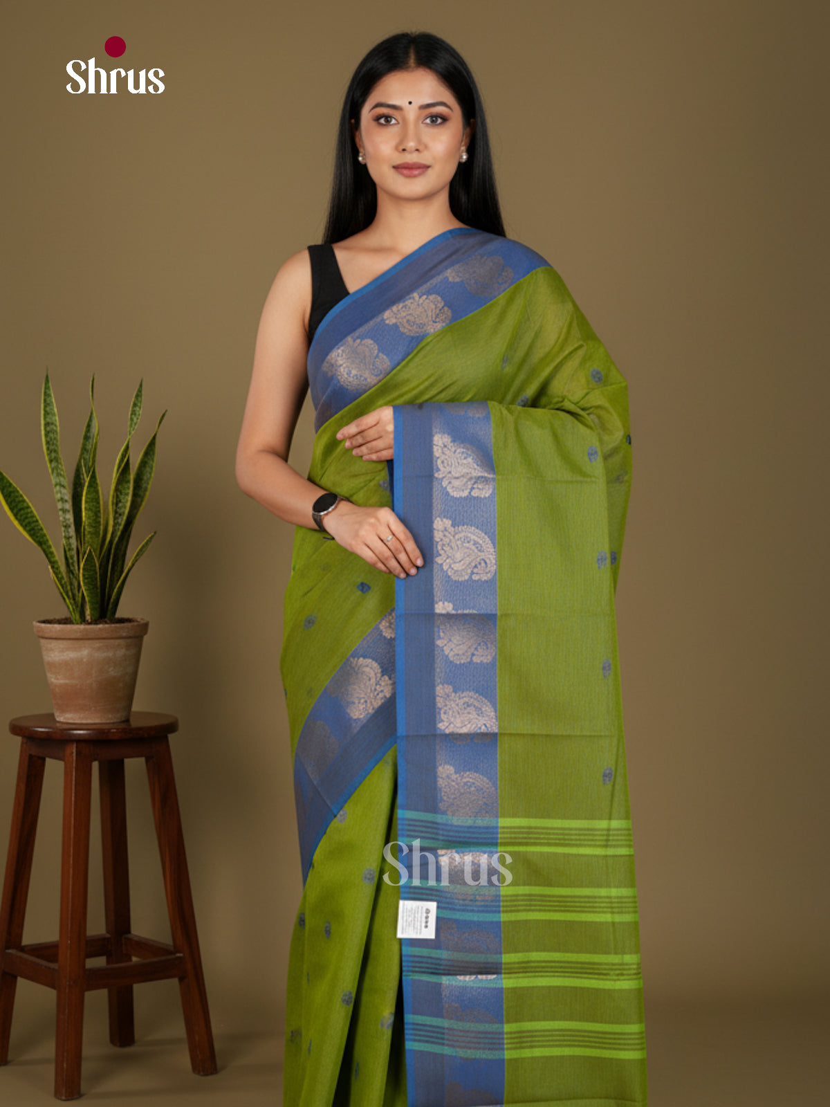 Chettinad Cotton-Without Blouse Saree - ECS04321 - Shop on Shrus.com
