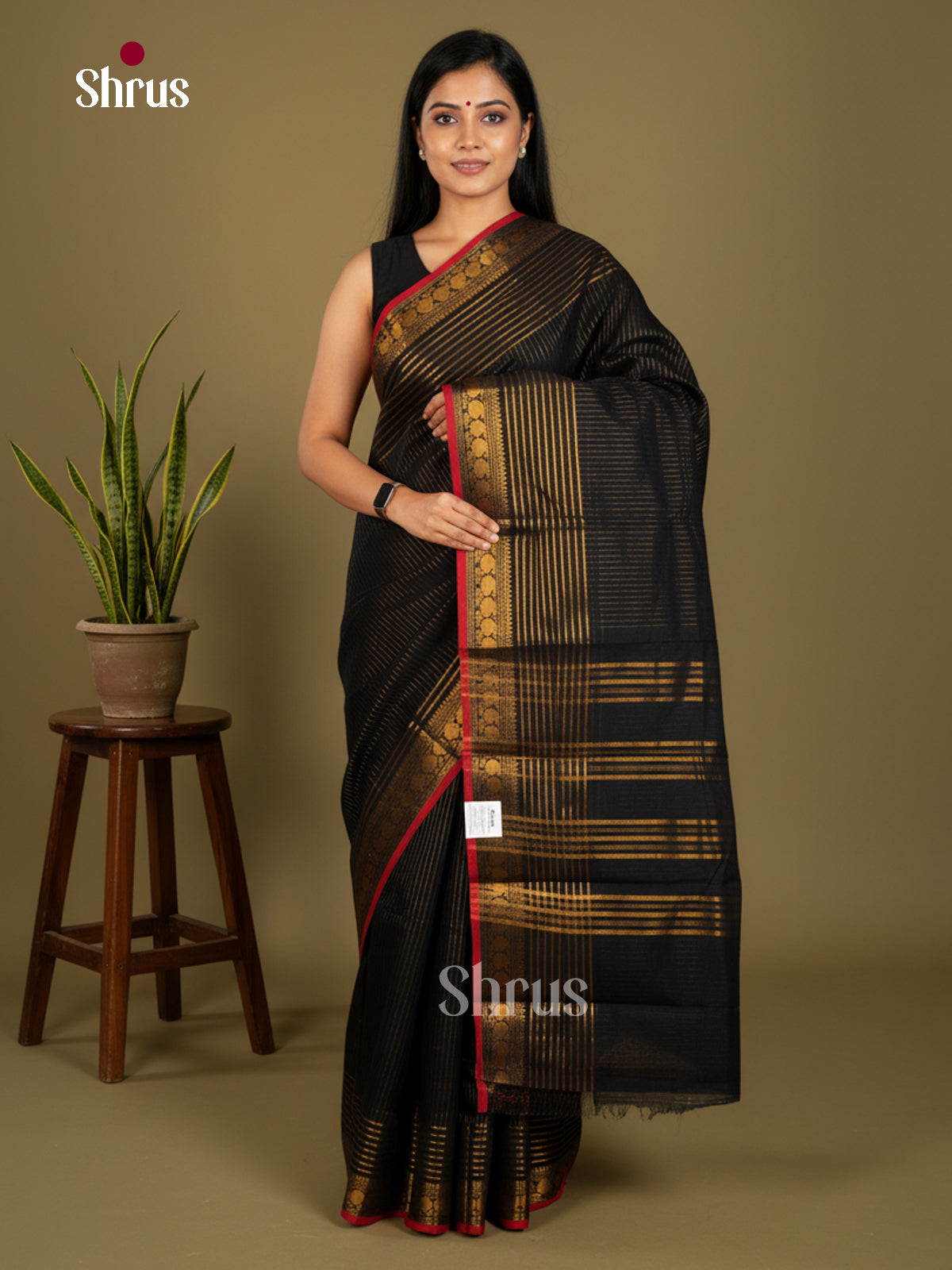 Chettinad Cotton-Without Blouse Saree - ECS04375 - Shop on Shrus.com