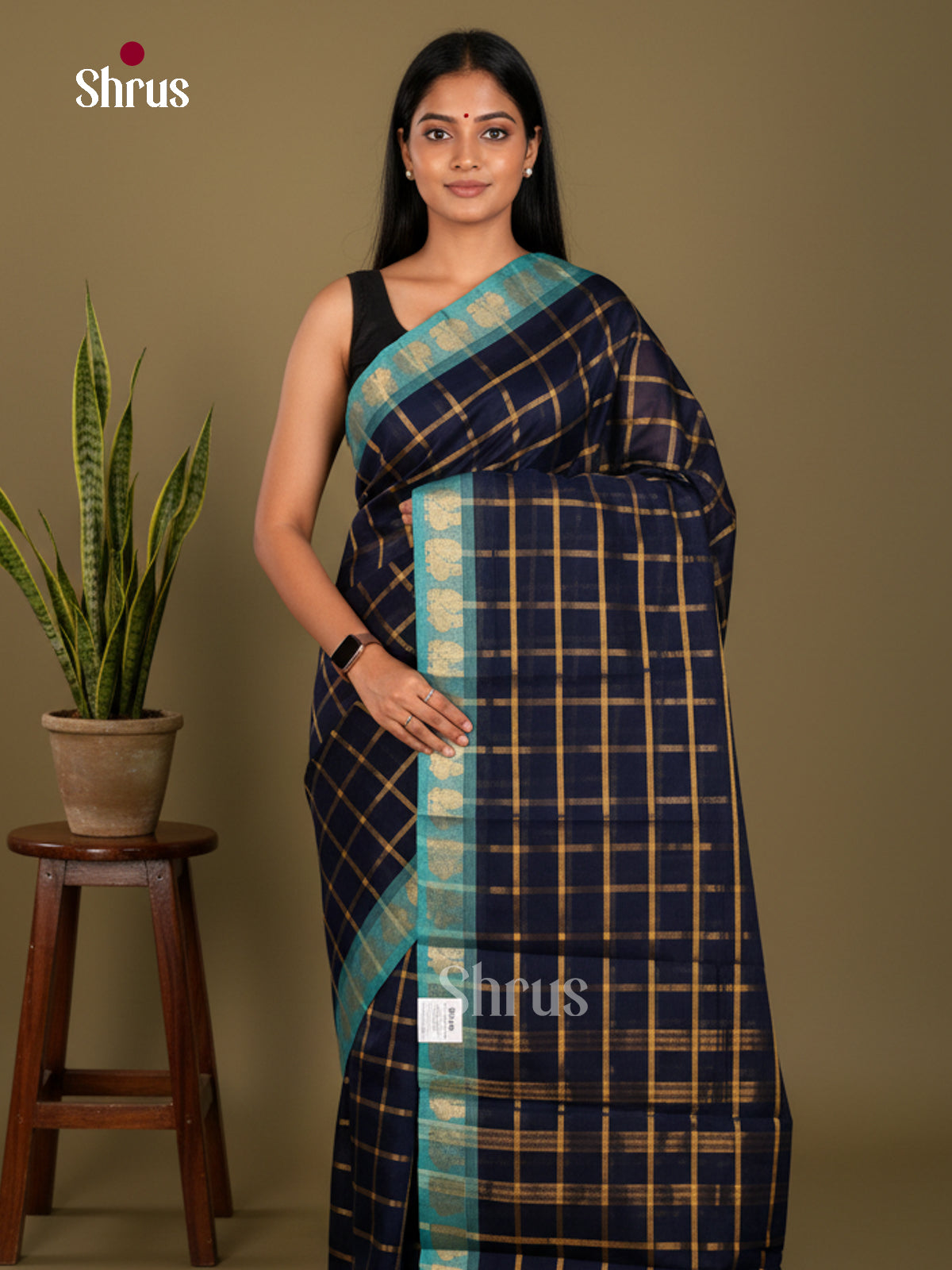 Chettinad Cotton-Without Blouse Saree - ECS04384 - Shop on Shrus.com