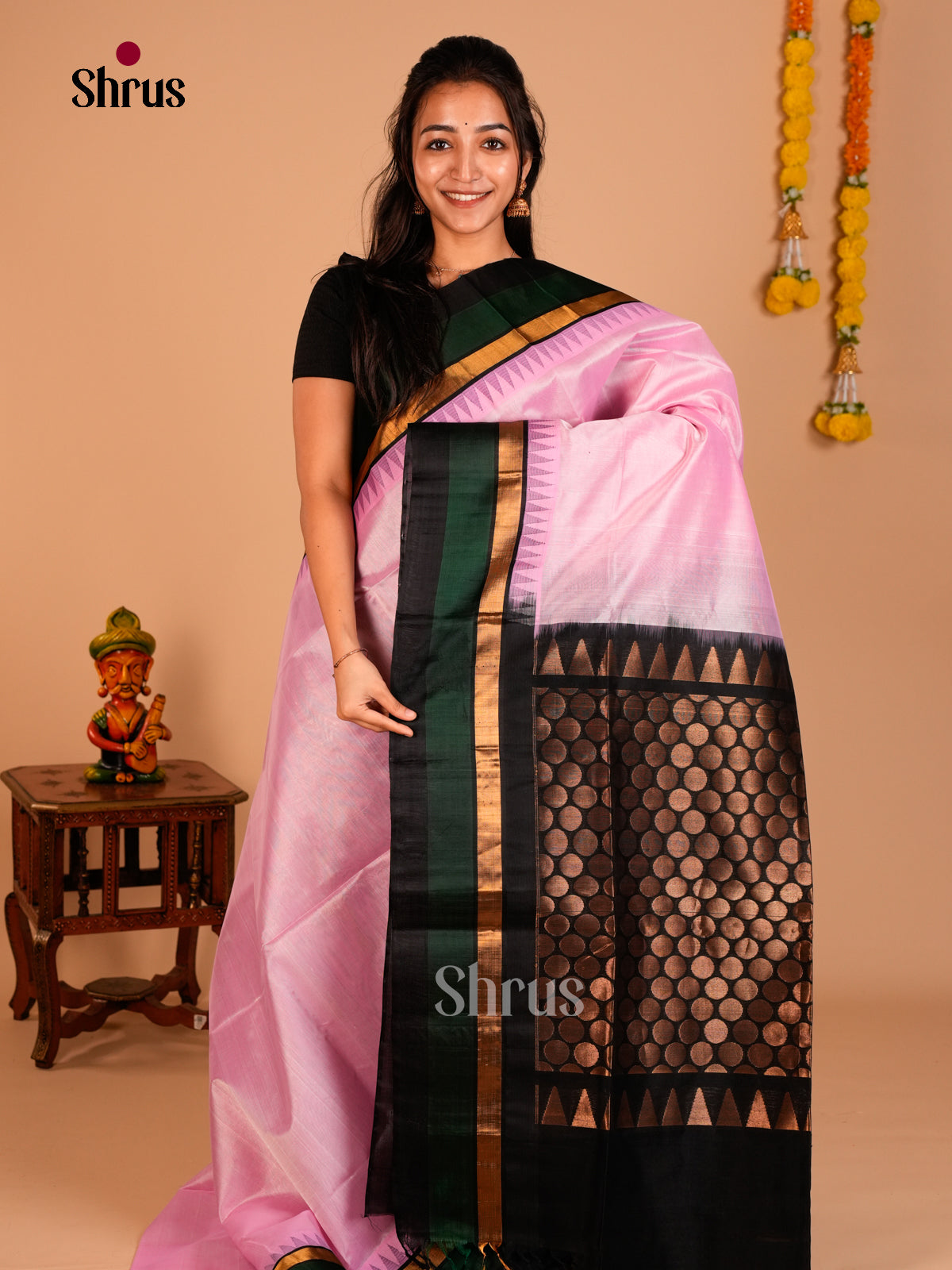 Silk Cotton Saree - ECS05009 - Shop on Shrus.com