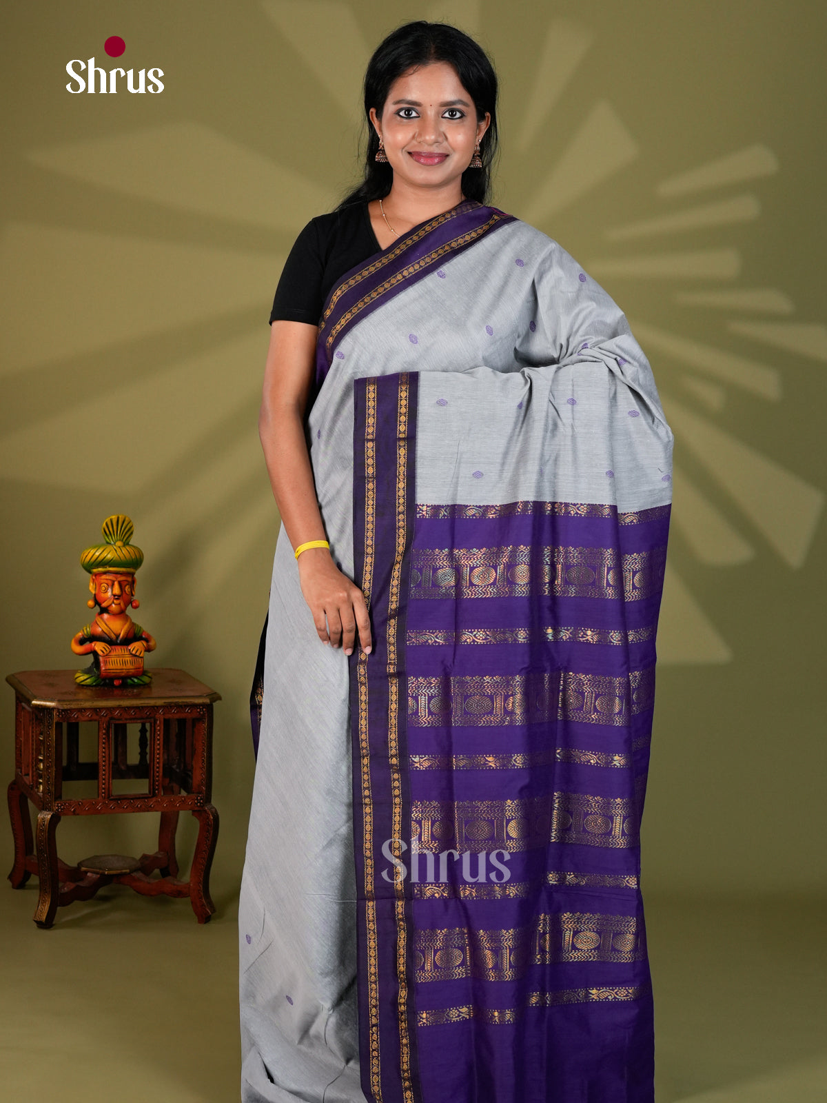 Kalyani Cotton Saree - ECS06013 - Shop on Shrus.com