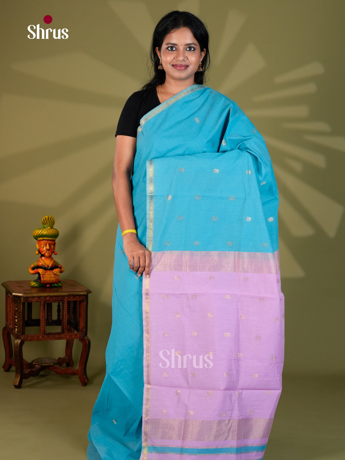 Semi Maheshwari Saree - ECS06069 - Shop on Shrus.com
