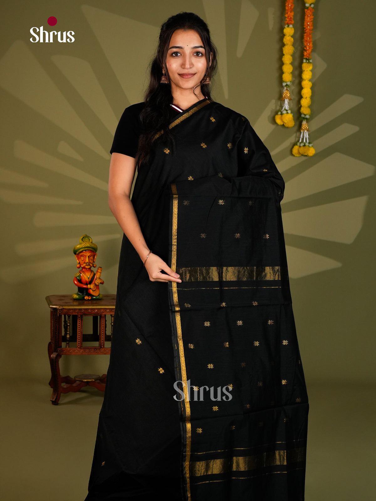 Semi Maheshwari Saree - ECS06077 - Shop on Shrus.com