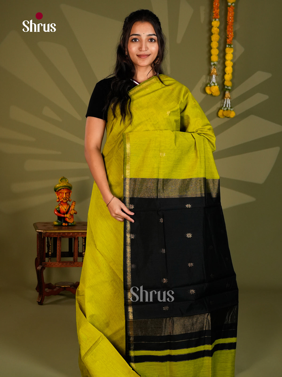 Semi Maheshwari Saree - ECS06079 - Shop on Shrus.com
