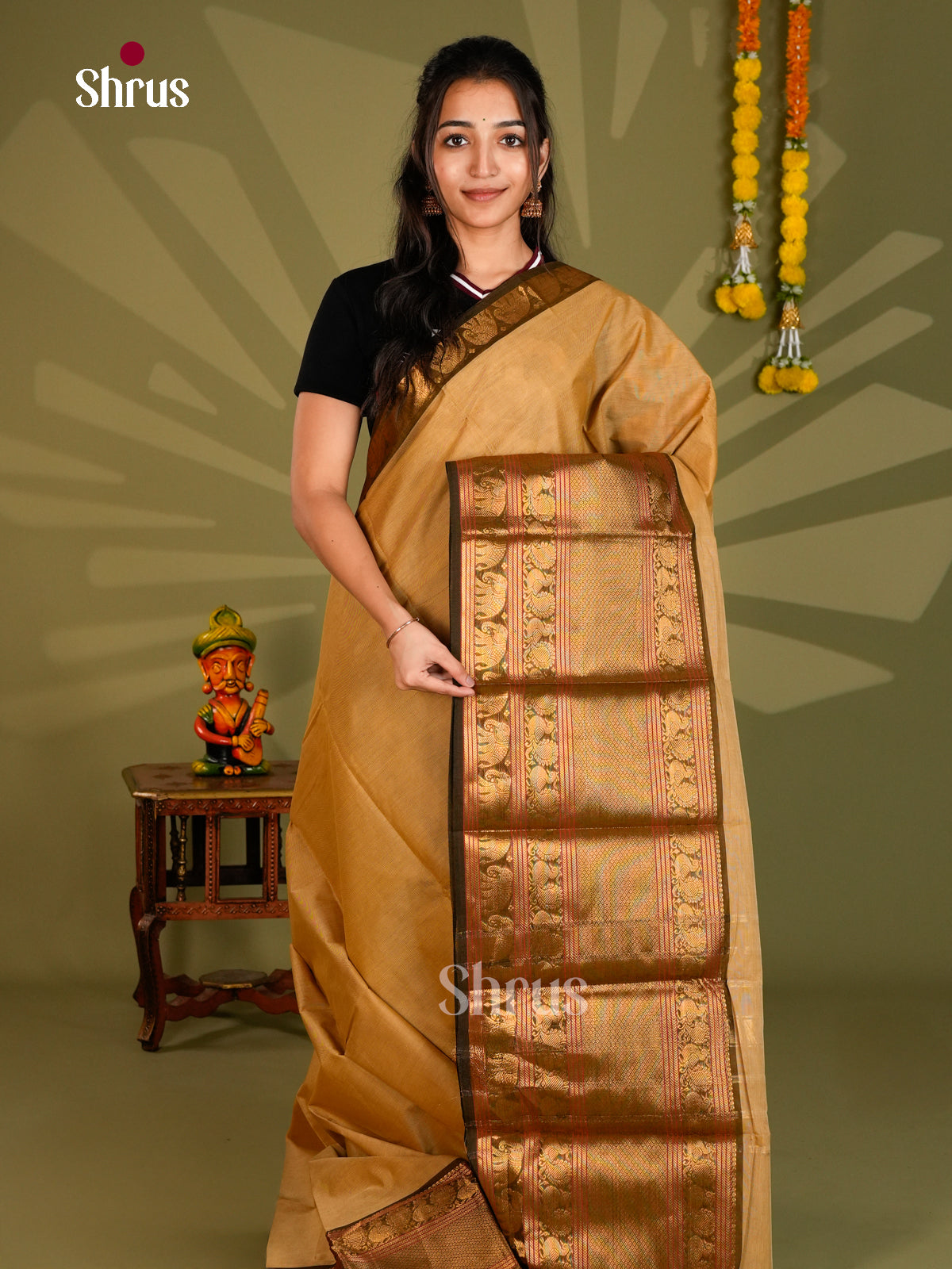 Narayanpet Cotton Saree - ECS06111 - Shop on Shrus.com