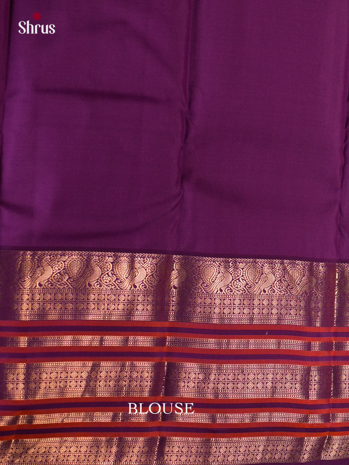 Kanchipuram silk Saree - ECS06194 - Shop on Shrus.com